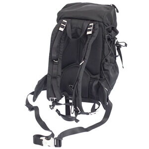 Prada Nylon Backpack Montagna Black Tessuto